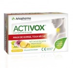 Activox Pastilles Toux Sèche, Irritation ou Allergie Citron